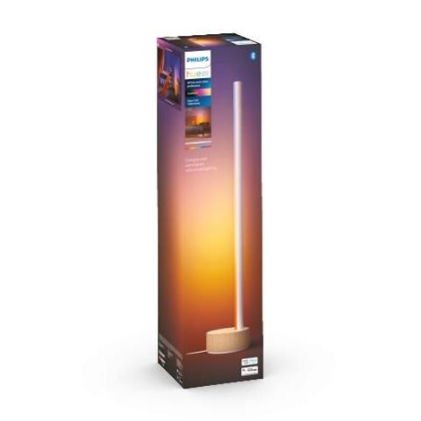 HUE WACA Gradient Signe stolní LED lampa 11,8W 1040lm 2000-6500K RGB IP20, dub 14