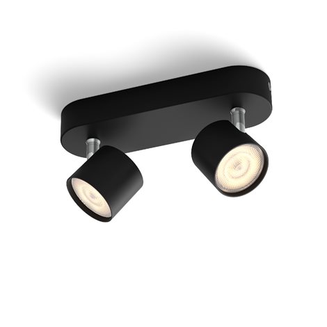 Star bodové LED svítidlo 2x4,5W 1000lm 2700K IP20 stmívatelné, černé 4