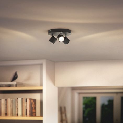 Star bodové LED svítidlo 3x 4,5W 1500lm 2700K IP20 stmívatelné, černé 5