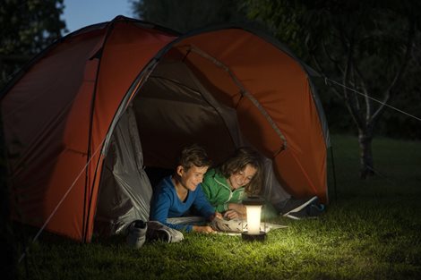Cicero kempingová LED lampa USB 1x5W 5000K IP54, černá 3