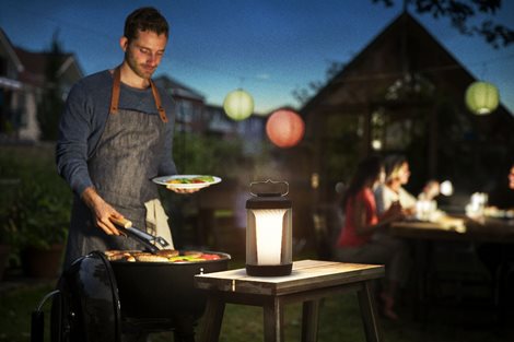 Cicero kempingová LED lampa USB 1x5W 5000K IP54, černá 4
