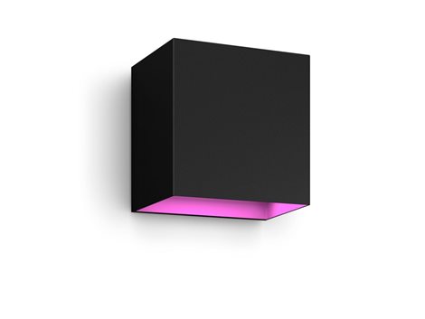HUE WACA Resonate venkovní nástěnné LED svítidlo 8W 590lm 2000-6500K RGB IP44, černé 1