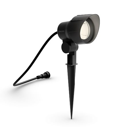 Venkovní zapichovací Low Voltage LED bodové svítidlo 1x6W 600lm 2700K 12V IP44 nestmívatelné, černé 1