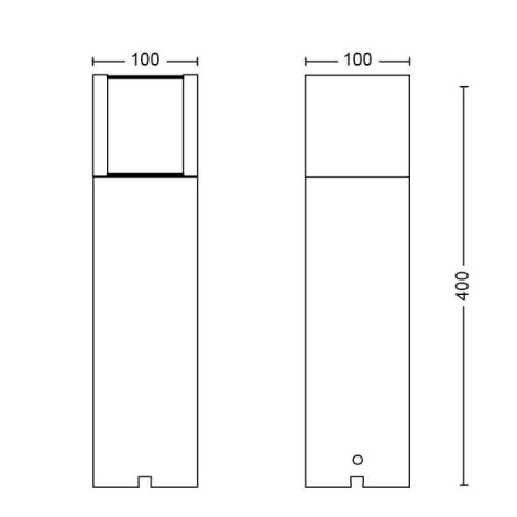 Arbour venkovní sloupkové Low Voltage LED svítidlo 1x6W 600lm 2700K 12V IP44 ND, antracitové 6