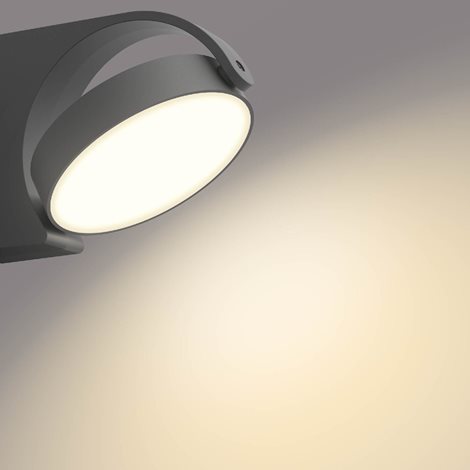 Mimosa venkovní nástěnné LED svítidlo 1x7W 630lm 2700K IP44 nestmívatelné, antracitové 6