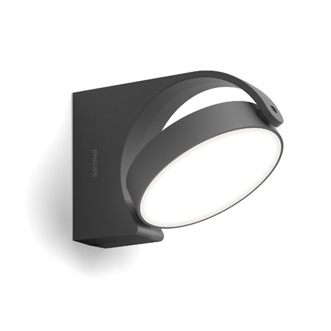 Mimosa venkovní nástěnné LED svítidlo 1x7W 680lm 4000K IP44 nestmívatelné, antracitové 1