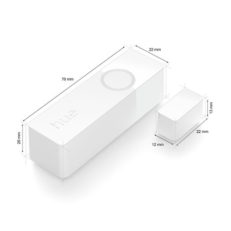  Hue Secure 2x kontaktní okenní/dvěřní senzor, bílý 4