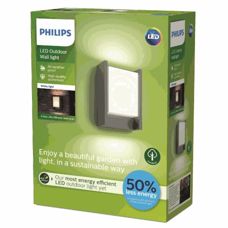 Arbour UltraEfficient venkovní nástěnné LED svítidlo 3,8W 800lm 3000K IP44, antracit 4