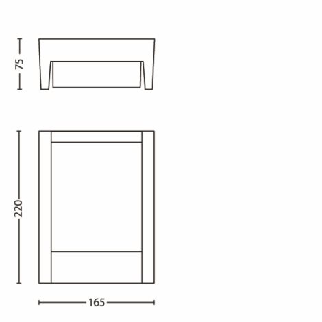 Arbour UltraEfficient venkovní nástěnné LED svítidlo 3,8W 800lm 3000K IP44, antracit 5