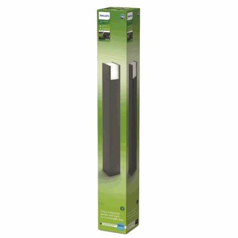 Arbour UltraEfficient venkovní sloupkové LED svítidlo 3,8W 800lm 3000K IP44 77cm, antracit 2