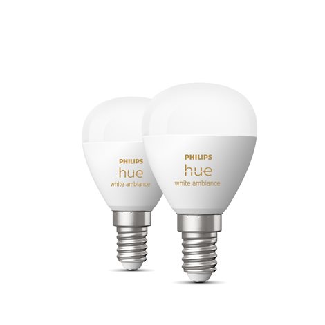 HUE SET 2x WA LED Luster žárovka E14 5,1W 470lm K IP20, stmívatelné 2