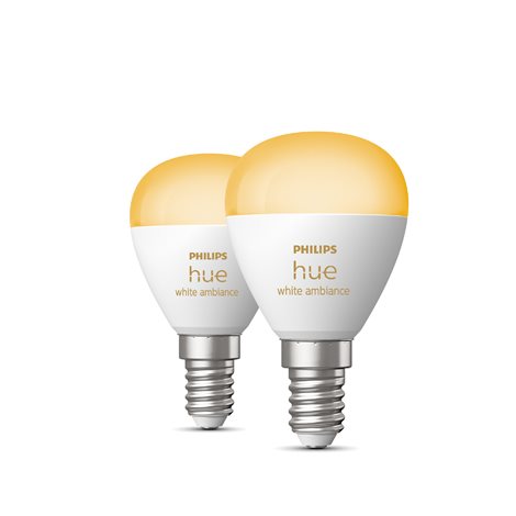 HUE SET 2x WA LED Luster žárovka E14 5,1W 470lm K IP20, stmívatelné 4