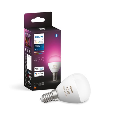 HUE WACA LED Luster žárovka E14 5,1W 470lm K IP20, stmívatelné 1