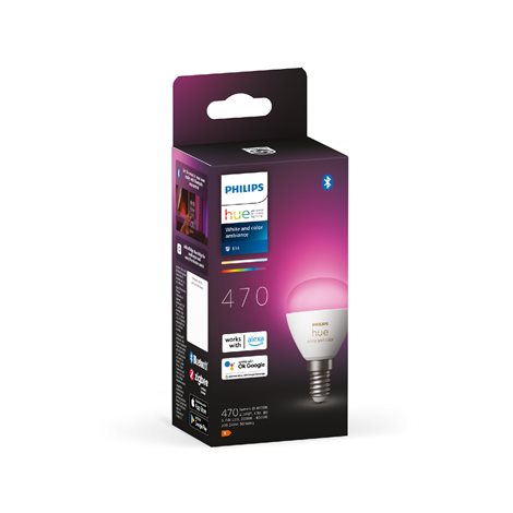 HUE WACA LED Luster žárovka E14 5,1W 470lm K IP20, stmívatelné 4