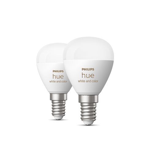 HUE SET 2x WACA LED Luster žárovka E14 5,1W 470lm K IP20, stmívatelné 3