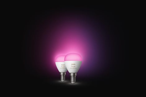 HUE SET 2x WACA LED Luster žárovka E14 5,1W 470lm K IP20, stmívatelné 5
