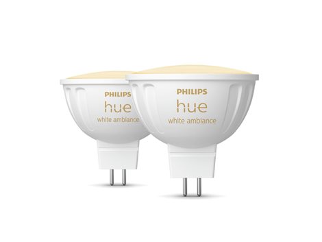 Hue WA sada 2x žárovka LED GU5,3 MR16 5,1W 12V 400lm 2200K-6500K IP20, stmívatelná 1