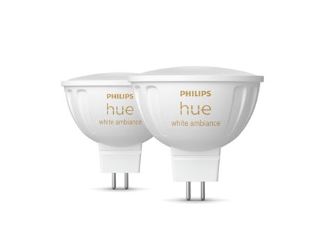 Hue WA sada 2x žárovka LED GU5,3 MR16 5,1W 12V 400lm 2200K-6500K IP20, stmívatelná 2