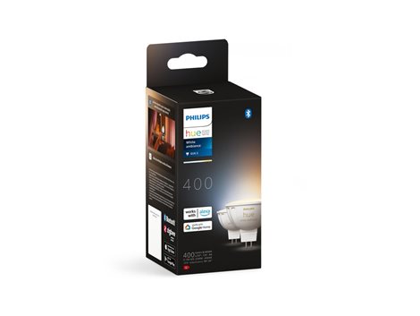 Hue WA sada 2x žárovka LED GU5,3 MR16 5,1W 12V 400lm 2200K-6500K IP20, stmívatelná 4