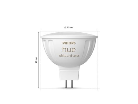 Hue WACA sada 2x LED žárovka GU5,3 MR16 6,3W 12V 400lm 2200K-6500K RGB IP20 3