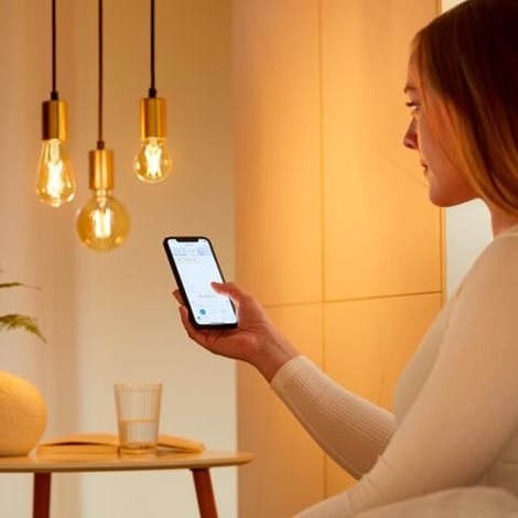 WiZ SET 2x LED žárovka E27 ST64 Filmant amber 6,7W (50W) 640lm 2000-5000K IP20, stmívatelné 4