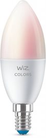 WiZ SET 2x LED žárovka E14 C37 Candle 4,9W (40W) 470lm 2700-6500K RGB IP20, stmívatelná