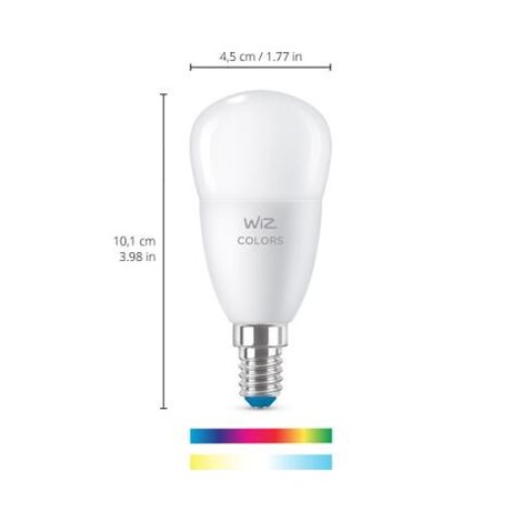 WiZ LED žárovka E14 P45 4,9W (40W) 470lm 2200-6500K RGB IP20, stmívatelná 3