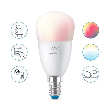 WiZ LED žárovka E14 P45 4,9W (40W) 470lm 2200-6500K RGB IP20, stmívatelná 4