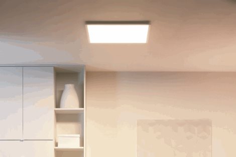 WiZ přisazený LED 36W 3400lm 2700-6500K IP20 60x60cm, bílý 3