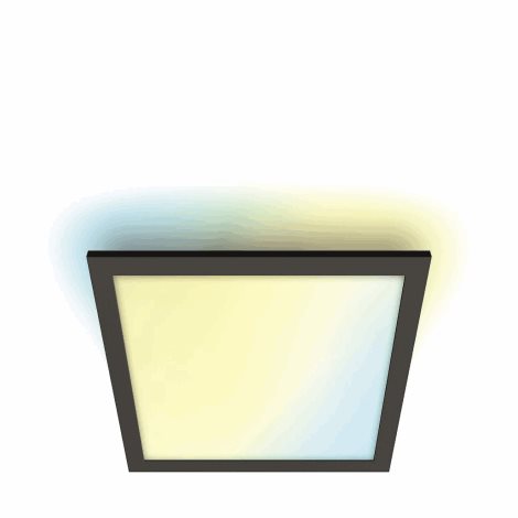 WiZ přisazený LED 36W 3400lm 2700-6500K IP20 60x60cm, černý 1