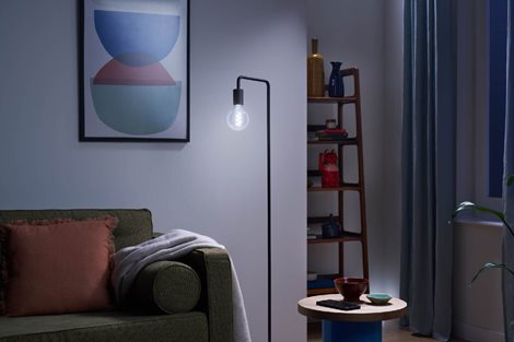 WiZ LED žárovka E27 G95 6,3W 470lm 2200-6500K RGB IP20, stmívatelná 4