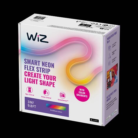 WiZ neon flex LED pásek 3m 24W 150lm 2700-5000K IP20 3