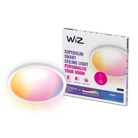 WiZ SuperSlim přisazené LED svítidlo 32W 3750lm 2700-6500K RGB IP20 54cm, bílé