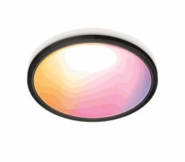 WiZ SuperSlim přisazené LED svítidlo 32W 3750lm 2700-6500K RGB IP20 54cm, černé