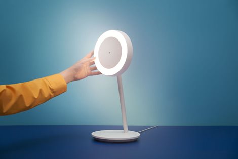 WiZ Portrait stolní lampa LED 10W 600lm 2700-6500K 38cm IP20, bílá 8