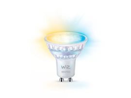 WiZ LED skleněná žárovka GU10 PAR16 4,7W 345lm 2700-6500K IP20, stmívatelná