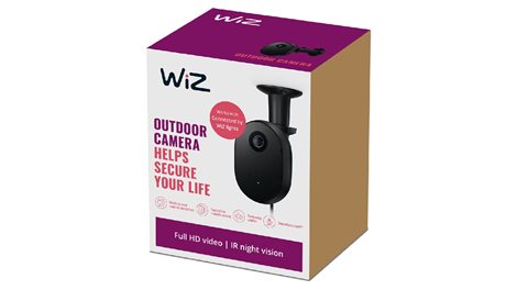 WiZ venkovní kamera IP54, černá 5