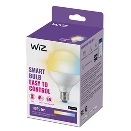 WiZ LED žárovka E27 G95 Globe 11W 1055lm 2700-6500K CRI80 IP20, stmívatelná