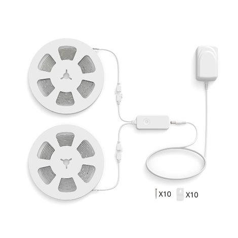 WiZ LED pásek 21W 2700-6500K RGBIC IP20 10m, stmívatelný 4