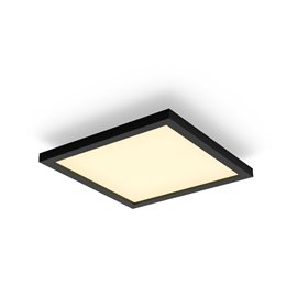 Hue WA Aurelle přisazený LED panel 1x19W 1940lm 2200-6500K IP20 30cm černý + ovladač