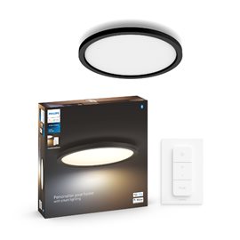 Hue WA Aurelle přisazený LED panel 24,5W 2450lm 2200-6500K IP20 39,5cm černé + ovladač