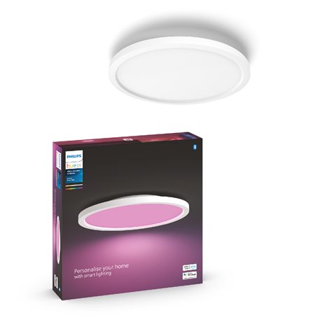 Hue WACA Surimu přisazený LED panel 1x40W 2850lm 2000-6500K RGB IP20 30cm kulatý bílý 1