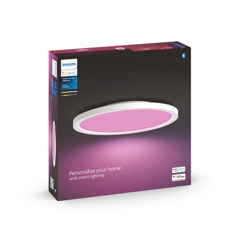 Hue WACA Surimu přisazený LED panel 1x40W 2850lm 2000-6500K RGB IP20 30cm kulatý bílý 3