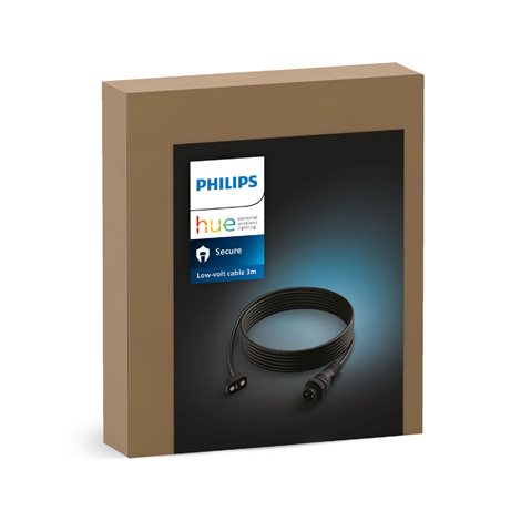  Hue Secure prodlužovací nízkonapěťový kabel 3m, černý 2