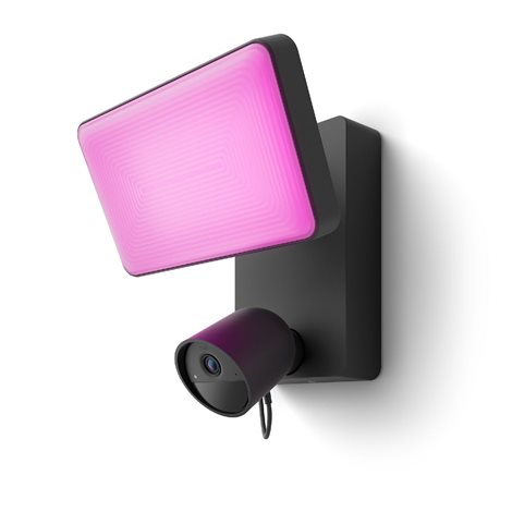 Hue Floodlight venkovní nástěnné svítidlo s kamerou LED 30,5W 2250lm 2000-6500K RGB IP44,černé 1