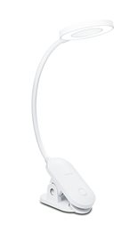 Forys stolní lampička s klipem LED 5W 200lm 4000K 36cm IP20, bílá