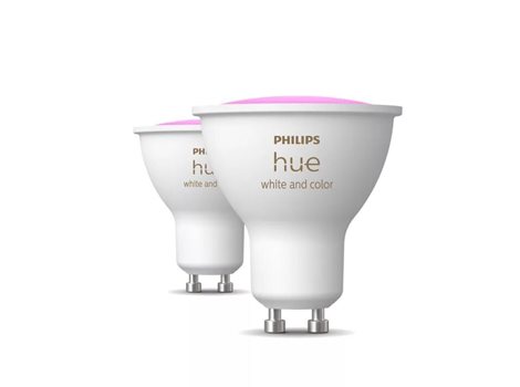 Hue sada 2x LED žárovka WACA GU10 4,2W 400lm 2000K-6500K RGB CRI80 IP20 3