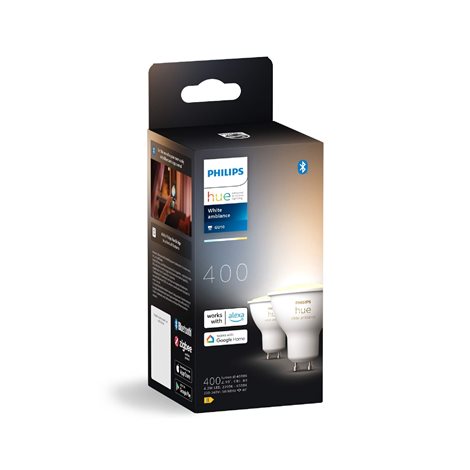 Hue WA sada 2x žárovka LED GU10 4,2W 400lm 2200-6500K CRI80 IP20 2
