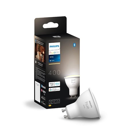 Hue White LED žárovka GU10 4,2W 400lm 2700K CRI80 IP20 1
