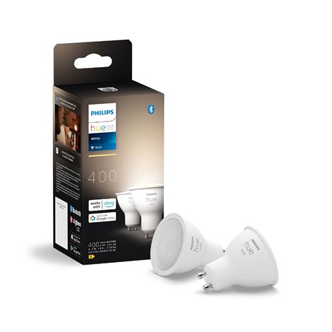 Hue sada 2x LED žárovka White GU10 4,2W 400lm 2700K CRI80 IP20 1